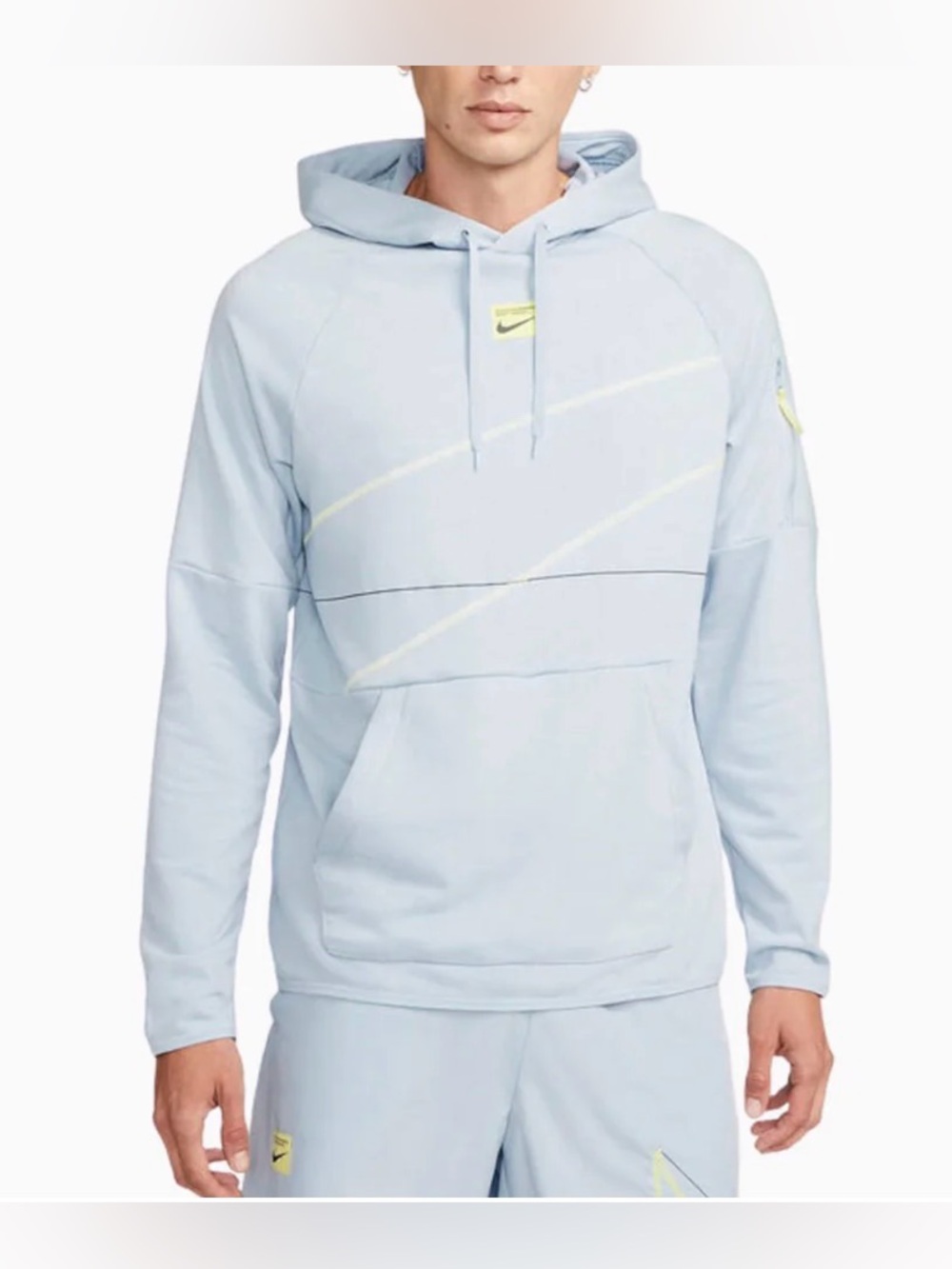 NWT Nike Men's Dri-Fit Standard Issue Basketball Hoodie Blue DV9632